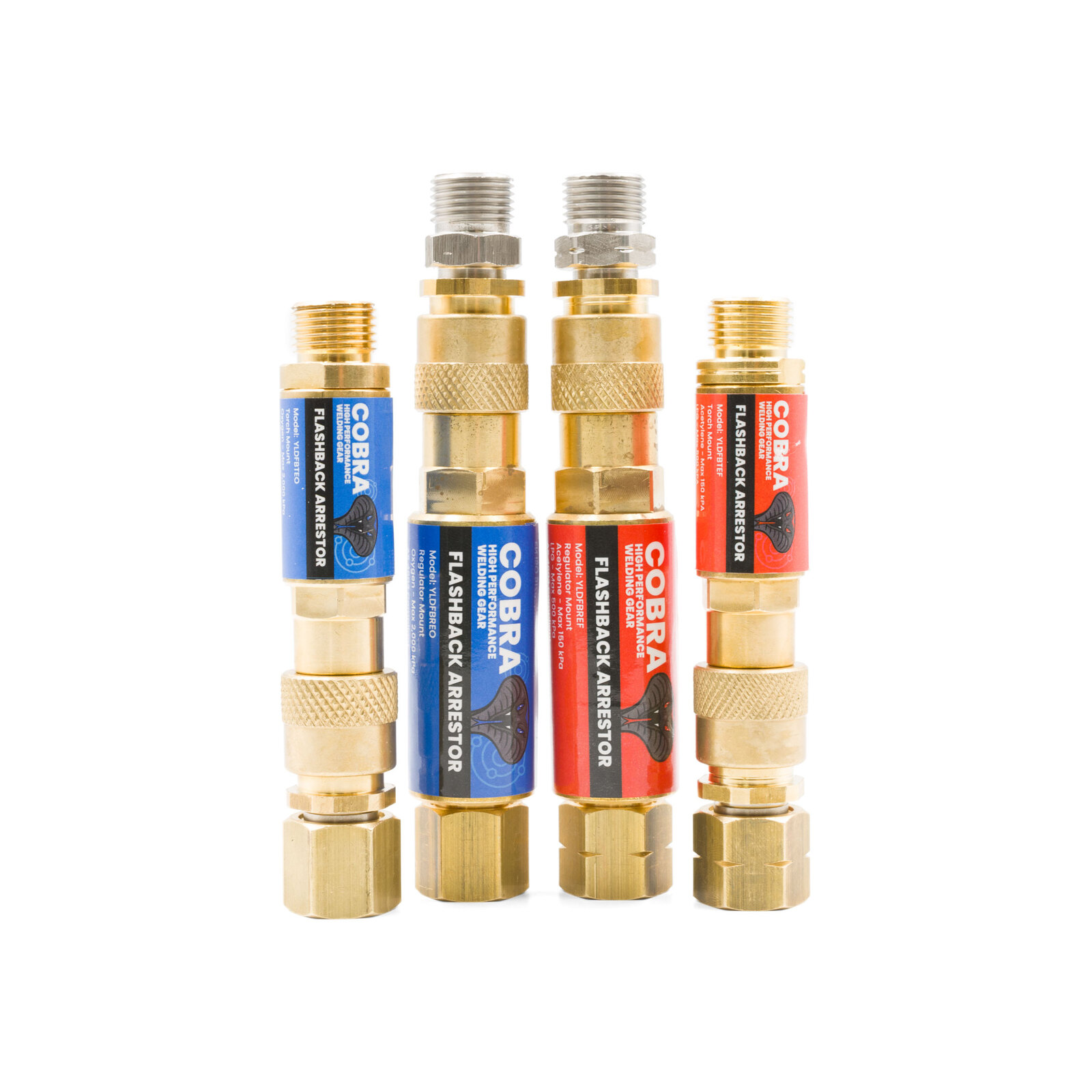 COBRA Oxygen & Fuel Flashback Arrestors - Quick Connect Coupler