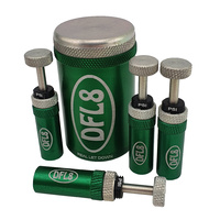 DFL8 Automatic Tyre Deflators - Green - Set & Forget - 5 to 35PSI - Set of 4