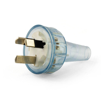 5 x 10A plug 3 Pin Male Extension Lead Plug - 240V 10 Amp 