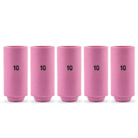 TIG Ceramic Cup / Nozzle #10 - 5 Pack - WP-17 | 18 | 26 Alumina