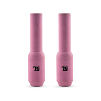 TIG Ceramic Cup / Nozzle #5 LONG - 2 pack - WP 17 | 18 | 26