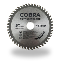 COBRA 5" / 125mm Circular Aluminium Cutting Saw Blade Disc - 1 Each