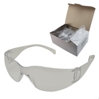 24 Pairs Clear Lens Industrial Safety Glasses - Texas