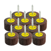 Klingspor KM 613 40 Grit Abrasive Mop for Stainless Steel 80 x 50 x 6mm - 10 Each