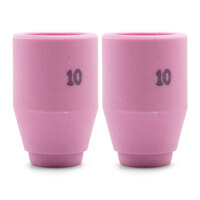 TIG Ceramic Cup / Nozzle #10 - 2 Each - WP-9 / 20