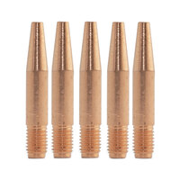 TWECO #2 & #4 Style 14T35 0.9mm Tapered MIG Contact Tips - 5 Each