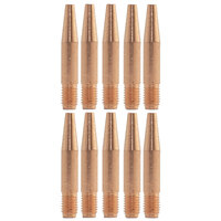 Tweco Style 14T45 TAPERED MIG Contact Tips 1.0mm - 10 Each
