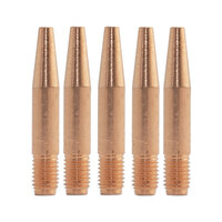 Tweco Style 14T45 TAPERED MIG Contact Tips 1.2mm - 5 Each