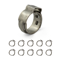 Oetiker Stainless Single Ear Clamps - Stepless - 8.3 - 10mm - 10 Pack