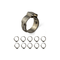 Stepless 1 Ear Stainless Clamp 13.7-16.2mm