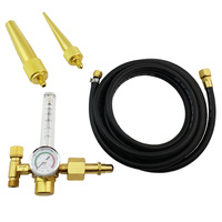 Nitrogen Purge Kit 30lpm Regulator 3 Meter Gas Hose & Brass Purging Adaptors