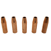 40x TWECO #2 Style MIG Gas Nozzle / Shroud 13mm - 40 Pack