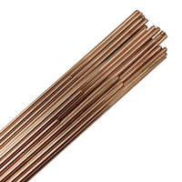 10 Sticks - 2.4mm 5% Silver Solder Brazing Rods - 750mm Long