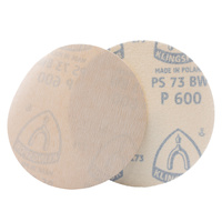 Klingspor PS 73 BWK 600 Grit Abrasive disc 6" 150mm - 100 Each Part # 306614