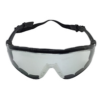 Positive Seal Safety Glasses - Slingshot - Black with Clear Anti Fog Lens