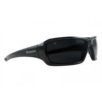 Safety Glasses - Assassin - Black - Smoke Lens -12 Pairs