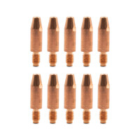 MIG Contact Tips - 1.0mm FRONIUS Style- 10 pack - M6 x 6 x 1.0mm 