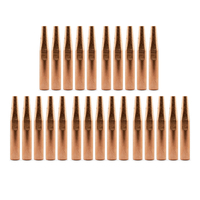 Bernard Style Conical MIG Contact Tips 0.9mm - 100 pack - Long 51mm