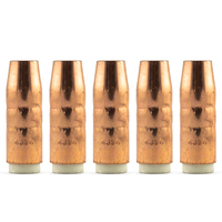 Bernard 300 Amp MIG Nozzle / Shroud 4394 Copper Tapered - 5 Pack