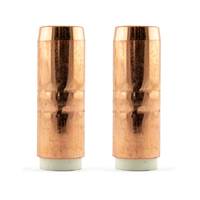 Bernard 4591 Cylindrical MIG Nozzle / Shroud - 2 Pack