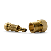 Right Hand 5/8UNF Gas Hose Fitting with CK Fail-Safe™ Threaded Barb