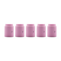 TIG Ceramic Cup / Nozzle Gas Lens #7 - 5 Each - WP-9 / 20