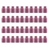 WP-17 | 18 | 26 TIG Ceramic Cup / Nozzle STUBBY #7 Gas Lens - 40 Each