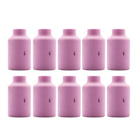 TIG Ceramic Cup / Nozzle #6 GAS LENS - 10 Each - WP-17 /18 / 26 