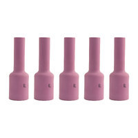 WP-17 | 18 | 26 TIG Ceramic Cup / Nozzle #6 Long Gas Lens - 5 Each