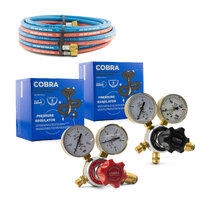 5 Meter Acetylene Kit with Hose, Oxygen and Acetylene Regulator