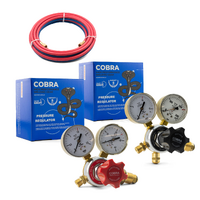 5 Meter Acetylene Kit with Hose, Oxygen and Acetylene Regulator