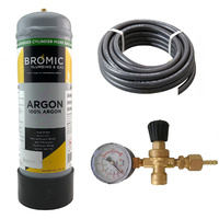 Disposable ARGON Gas Bottle 2.2 Litre - Combo Kit