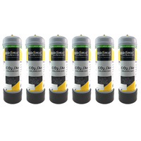 4x Disposable Gas Bottle - Argon / Co2 - 2.2 Litre