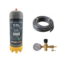 Disposable Gas Bottle PURE CO2 - 2.2 Litre - Combo Kit MIG
