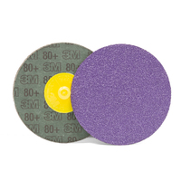 3M Cubitron II 80 Grit 75mm Roloc Fibre Disc 786C 33392 - 15 Each