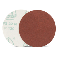 Klingspor 150mm Velcro Backing Sanding Disc Pad PS 22 K  6" 120 Grit - No Dust Holes - 50 Each