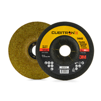 3M 180mm / 7" x 4mm 36 Grit Cubitron 2 II Flexi Grinding Disc 14446 - 10 Pack