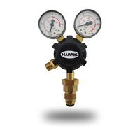 Harris 730Z Oxygen Regulator - 0-1000KPA - Vertical Inlet 