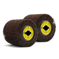 Klingspor SM 611 S Drum Barrel Mop 60 Grit 100mm x 100 x 19mm - 2 Each