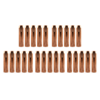 Bernard Style MIG Contact Tips 2.0mm - 100 Pack - Short 32mm