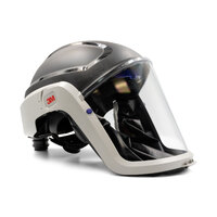 3M Versaflo Face Shield & Safety Hard Hat Helmet M-307 with Fire Retardant Face Seal
