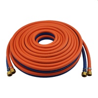 15m Harris Oxy / LPG 8mm Twin Hose with Fittings & Inspection Tag