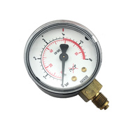 Harris 601 LPG / Co2 Low Pressure Gauge 0-6Bar - 8E6015