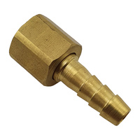9/16 Nut Brass Barb fitting for 8mm Hose - Nut and Barb