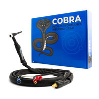 COBRA TIG Torch 26 with Flex Head 4 Meter Button Torch