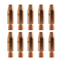 Kemppi Style MIG Contact Tips E-CU Aluminum - M8*35*0.8mm - 10 Each