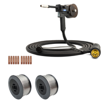 Bossweld Style 6m MIG Spool Gun to suit 180 Amp - Euro 9 Pin - Aluminium Value Pack