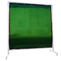 Green Welding Screen / Curtain - 1.8m x 1.3m