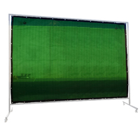 Green Welding Screen / Curtain - 1.8m x 3.4m