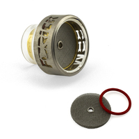 FURICK BBWSGWC Pyrex TIG Cup - Brass Gas Lens & Titanium Ring Kit